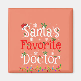 Funny Xmas verlichtend de favoriete Doctor Xmas va Magneet