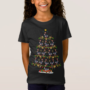 Funny Xmas verlichtende kerstman kerstman uit Kers T-shirt
