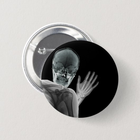 Funny Xray fotobom Ronde Button 5,7 Cm (Voorkant /achterkant)