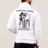 Funny Xray Medische Baan Radiologie RN Hoodie (Achterkant)