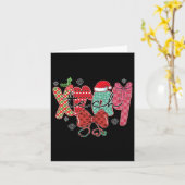 Funny Xray Tech Christmas Women Coquette Bow Radio Kaart (Gele Bloem)