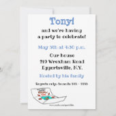 Funny XXe Birthday Party Kaart (Achterkant)