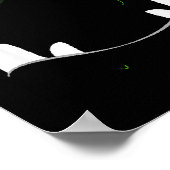 Funny Y Monster Eyeball Face Easy Christma Costume Poster (Hoek)