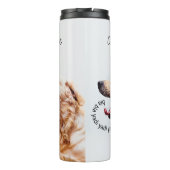 Funny Yapping Dog aangepaste tumbler Thermosbeker (Achterkant)