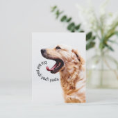 Funny Yapping Dog briefkaart (Staand voorkant)