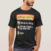 Funny Yard Sale Dream Date T-shirt (Voorkant)
