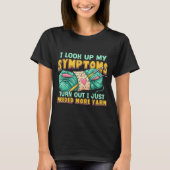 Funny Yarn Symptoms Needed More Yarn Knitting Croc T-shirt (Voorkant)