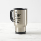 Funny Yarnaholic Travel Mug Reisbeker (Voorkant links)
