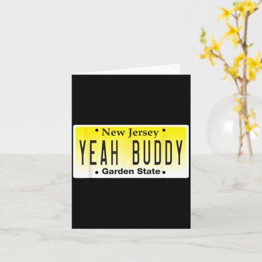 Funny Yeah Buddy Pauly D Jersey Shore Seaside Heig Kaart (Gele Bloem)