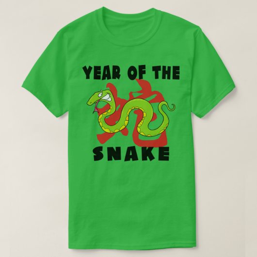 Funny Year of the Snake (2) T-shirt (Design voorkant)