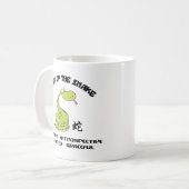 Funny Year of The Snake Koffiemok (Voorkant links)