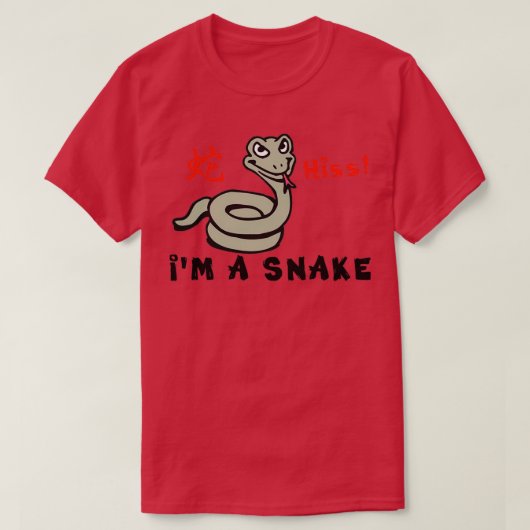 Funny Year of The Snake T-shirt (Design voorkant)