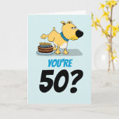 Funny Years Whiz Past Birthday Kaart (Gele Bloem)