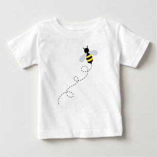 Funny Yellow Black Bumble bee Baby T-Shirt