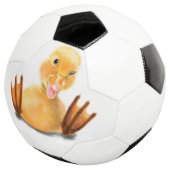 Funny Yellow Duck Playful Wink - Happy Smile  Voetbal (Drie kwart)