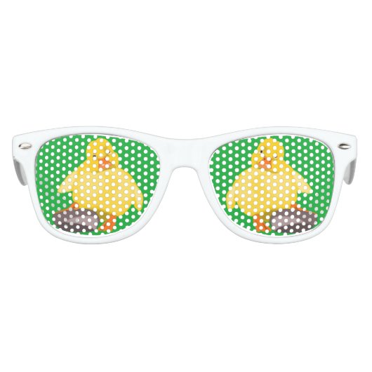 Funny Yellow Duck Zonnebril - Kies Kleur (Voorkant)