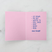 Funny Yellow Lab Doctor's Orders genezen en krijge Kaart (Binnen)