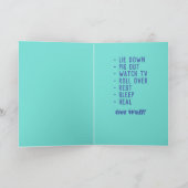 Funny Yellow Lab Doctor's Orders genezen en krijge Kaart (Binnen)