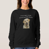 funny yellow lab dog have dad wrapped around dewcl trui (Voorkant)