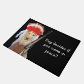 Funny Yellow Lab Doormat Deurmat (Schuin)