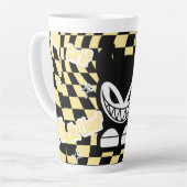 Funny Yellow Labubou-Inspired Mug | Cute Bold Latte Mok (Linkerhoek)