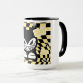 Funny Yellow Labubou-Inspired Mug | Cute Bold Mok (Voorkant rechts)