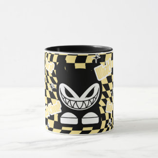 Funny Yellow Labubou-Inspired Mug | Cute Bold  Mok