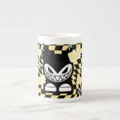 Funny Yellow Labubou-Inspired Mug | Cute Bold  Porselein Kop (Voorkant)