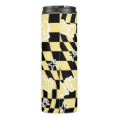 Funny Yellow Labubou-Inspired  Thermosbeker (Achterkant)