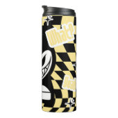 Funny Yellow Labubou-Inspired  Thermosbeker (Geroteerd rechts)