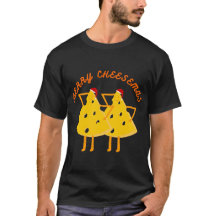 Funny Yellow Merry Cheesemas met Xmas Petten