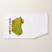 Funny Yellow Ram Chinese Year Zodiac Birthday BTS Bad Handdoek (Handdoek)
