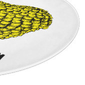 Funny Yellow Ram Chinese Year Zodiac Birthday CutB Snijplank (Hoek)