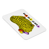 Funny Yellow Ram Chinese Year Zodiac Birthday HPM Magneet (Rechterzijde)