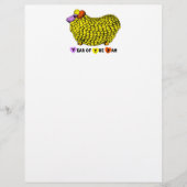 Funny Yellow Ram Chinese Year Zodiac Birthday LH (Voorkant)
