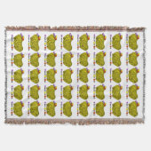 Funny Yellow Ram Chinese Year Zodiac Birthday TB Deken (Voorkant)