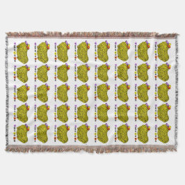 Funny Yellow Ram Chinese Year Zodiac Birthday TB Deken