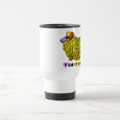 Funny Yellow Ram Chinese Year Zodiac Birthday TMug Reisbeker (Center)
