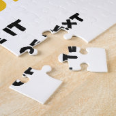 Funny Yellow School Bus Humoureus Legpuzzel (Zijkant)