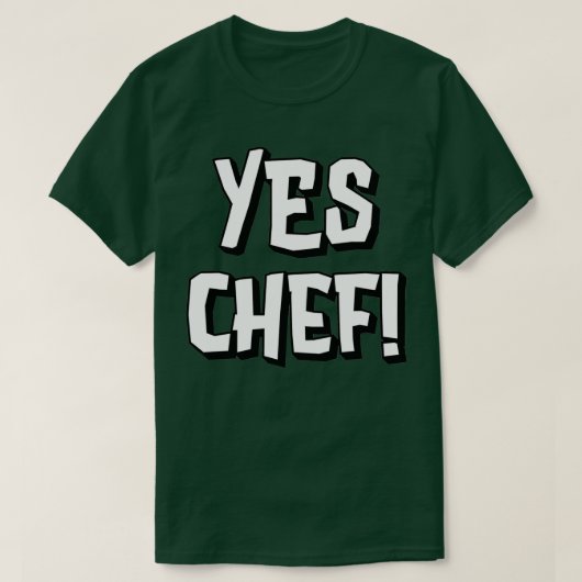 Funny Yes Chef t gift for kookfans (2) T-shirt (Design voorkant)