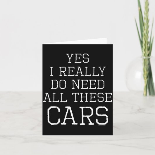 Funny Yes I Really Do Need All These Garage Mechan Kaart (Voorkant)
