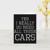 Funny Yes I Really Do Need All These Garage Mechan Kaart (Gele Bloem)