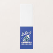 Funny Yeti - Merry Christmas Kaart (Buitenkant ongevouwen)