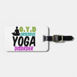 Funny Yoga Bagagelabel