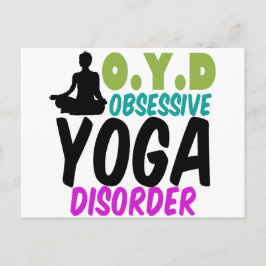 Funny Yoga Briefkaart