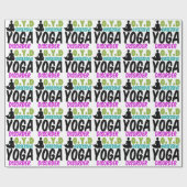 Funny Yoga Cadeaupapier (Vlak)