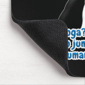Funny Yoga Cat Muismat (Hoek)