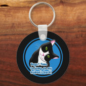 Funny Yoga Cat Sleutelhanger (Voorkant)