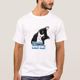 Funny Yoga Cat T-shirt