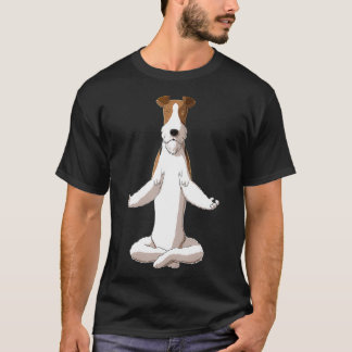 Funny Yoga Dog Wire of Terrier T-shirt